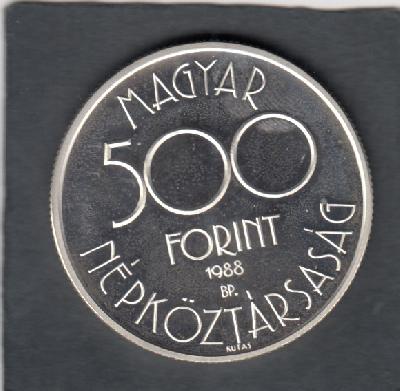 Beschrijving: 500 Forint SOCCER 88